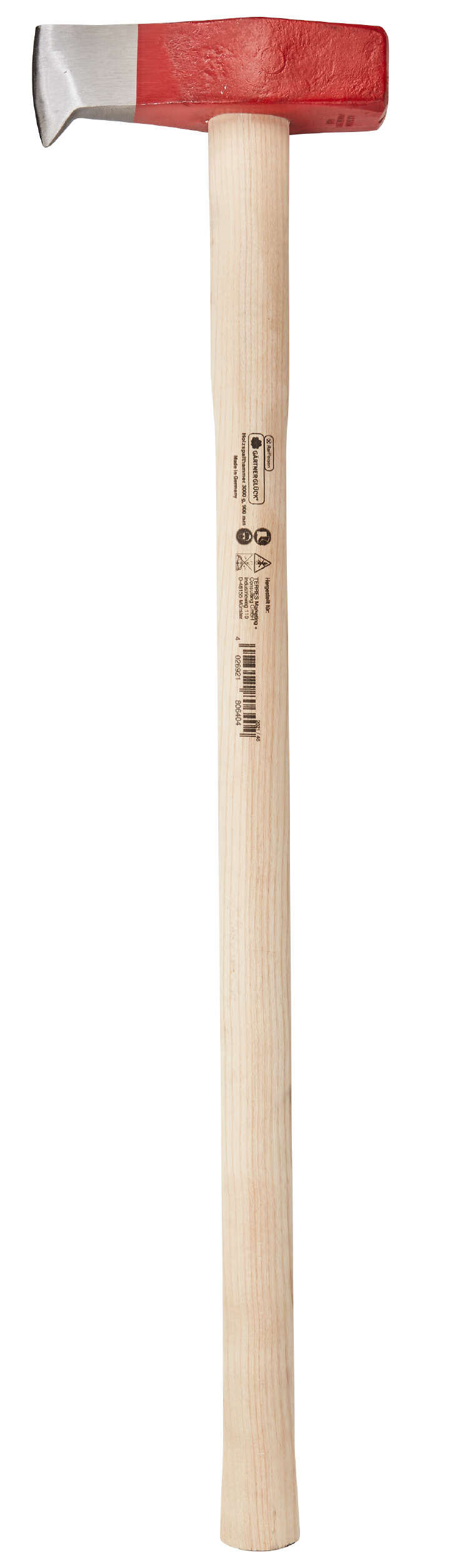 GÄRTNERGLÜCK Holzspalthammer 3000g, 900mm